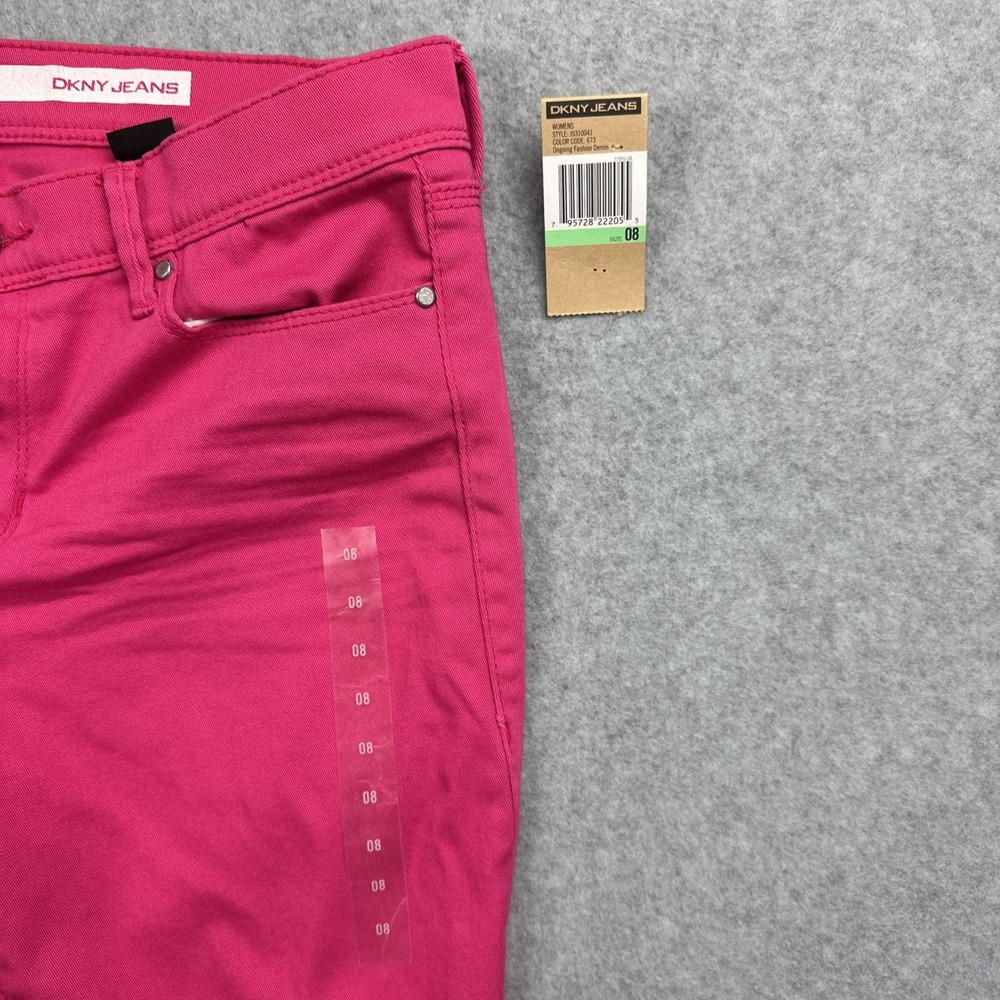 DKNY Women's City Skinny Pink Jeans Size 8 - Picture 10 of 10